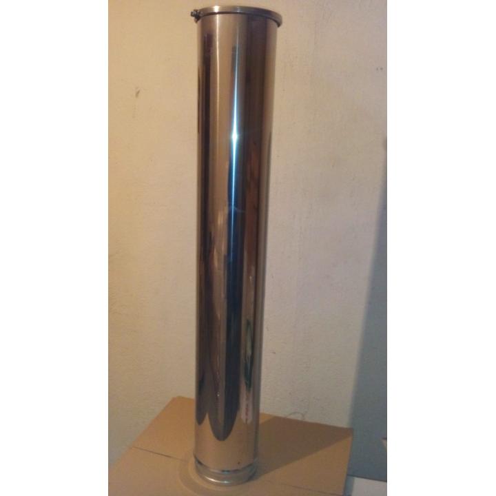 Cos de fum inox neizolat