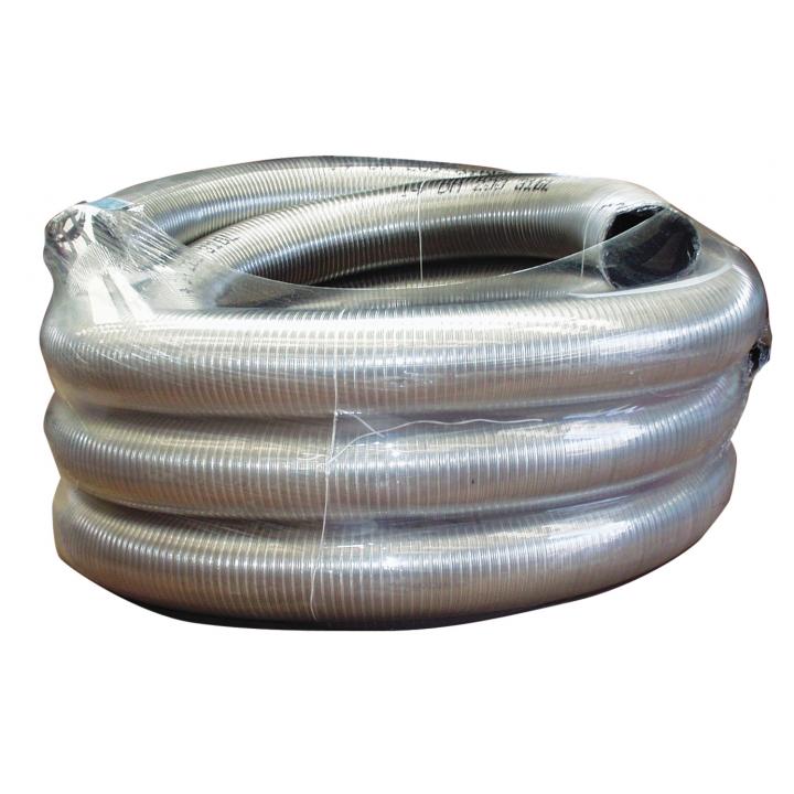 Tub flexibil inox dublu perete cu interior neted