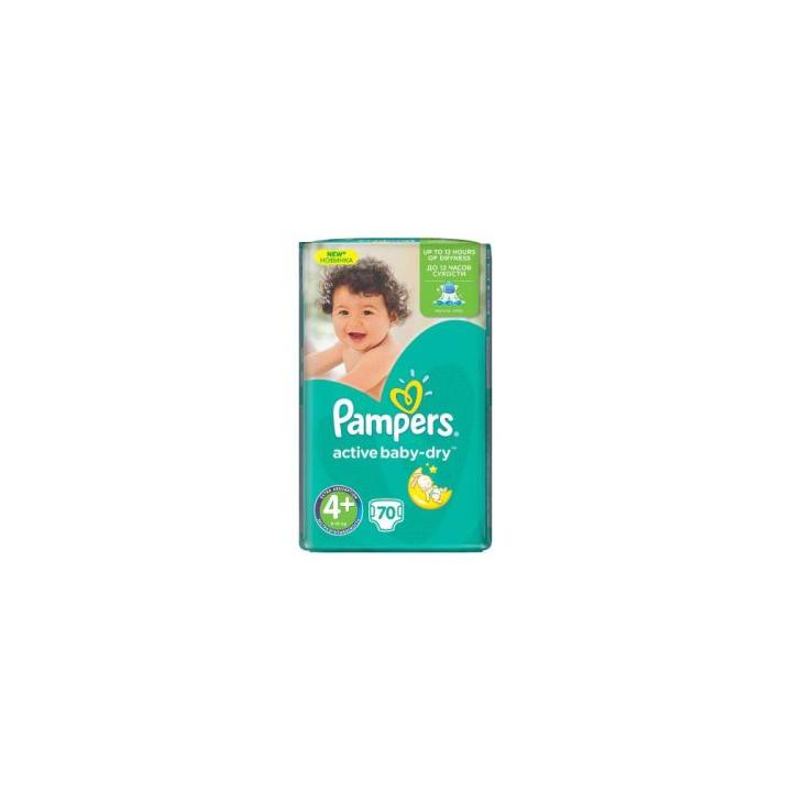 Scutece copii Pampers 4+ (70 buc.)