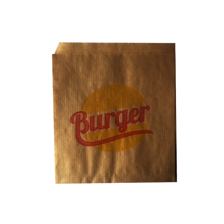 Coltar burger hartie kraft natur verge 15x17, 2500 bucati