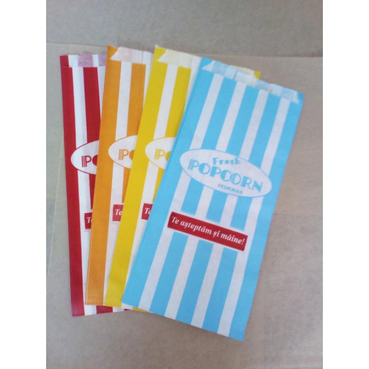 Punga popcorn 11 x 7 x 25, 100 bucati