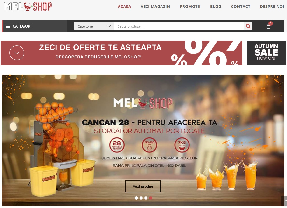 Vindem online storcator orizontal cu ax melcat la pret redus
