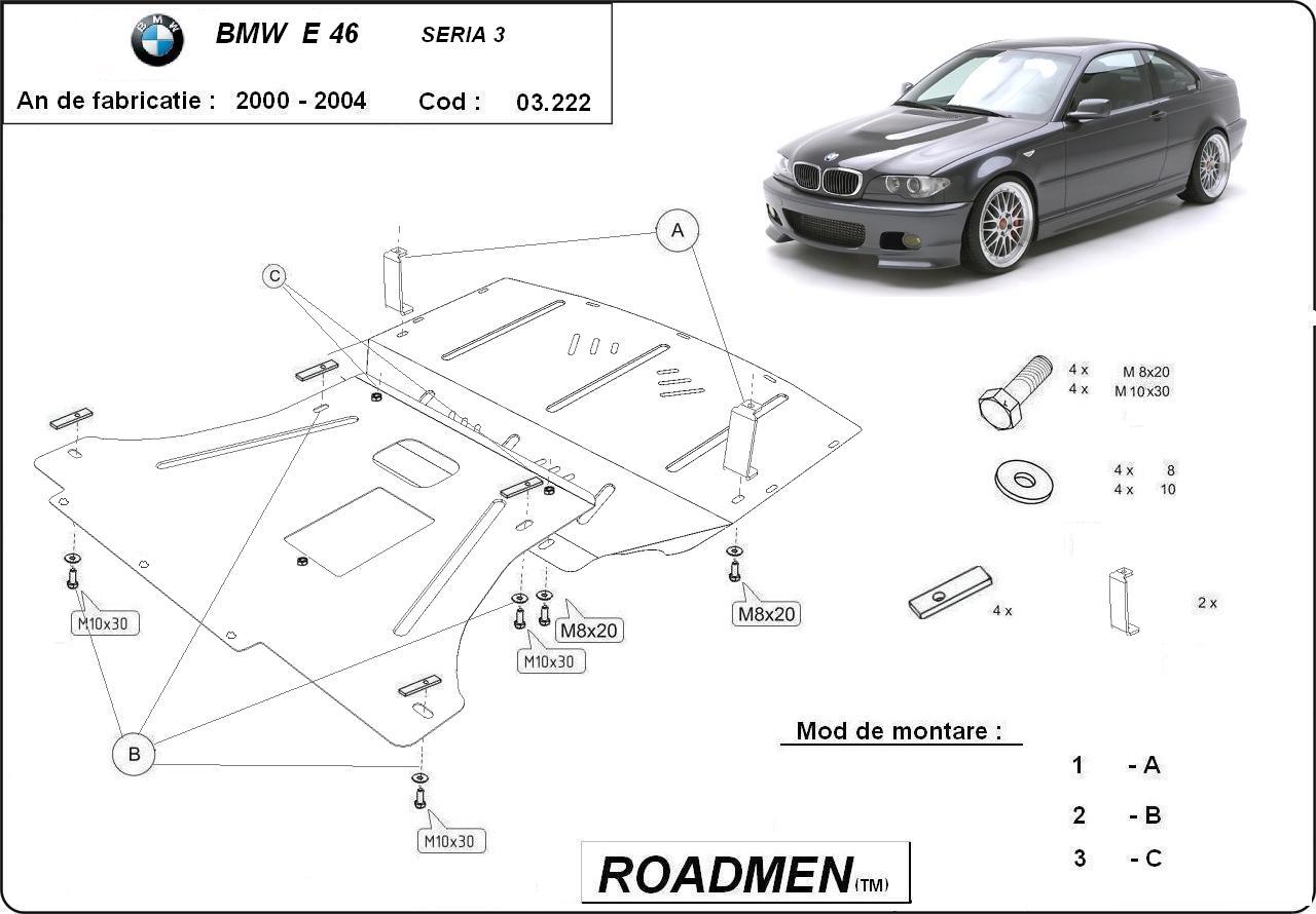 Scuturi metalice BMW