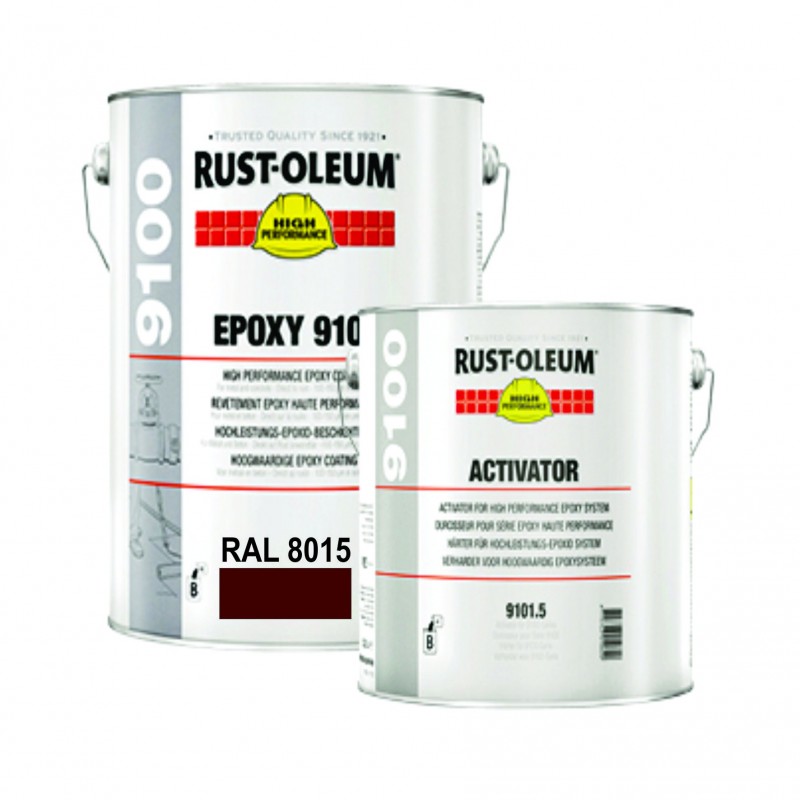 Vopsea Epoxidica pentru Beton 9100 Maro RAL 8015