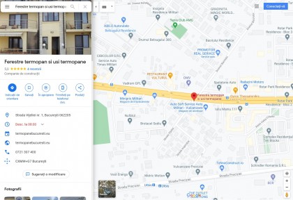 Montaj reparatii ferestre usi termopan interior exterior Bucuresti sector 6