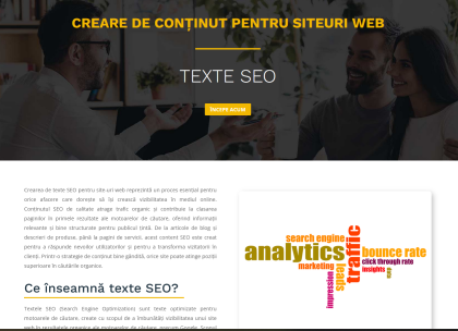 Texte SEO – Conținut optimizat pentru performanță online