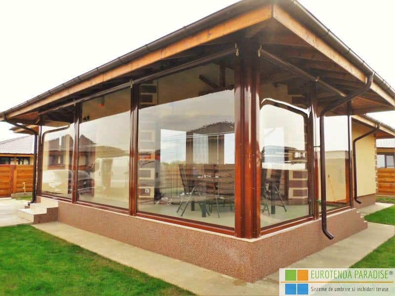 Prelată terasă transparentă Prelată terasă transparentă