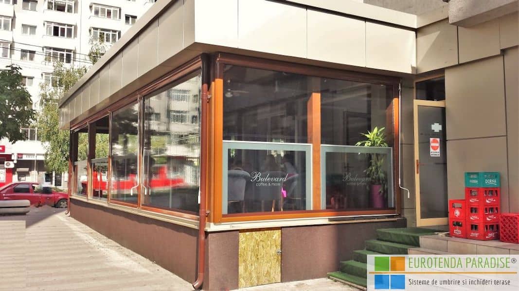 Prelată terasă transparentă