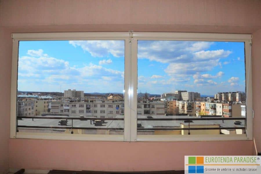 Folie terasă transparentă