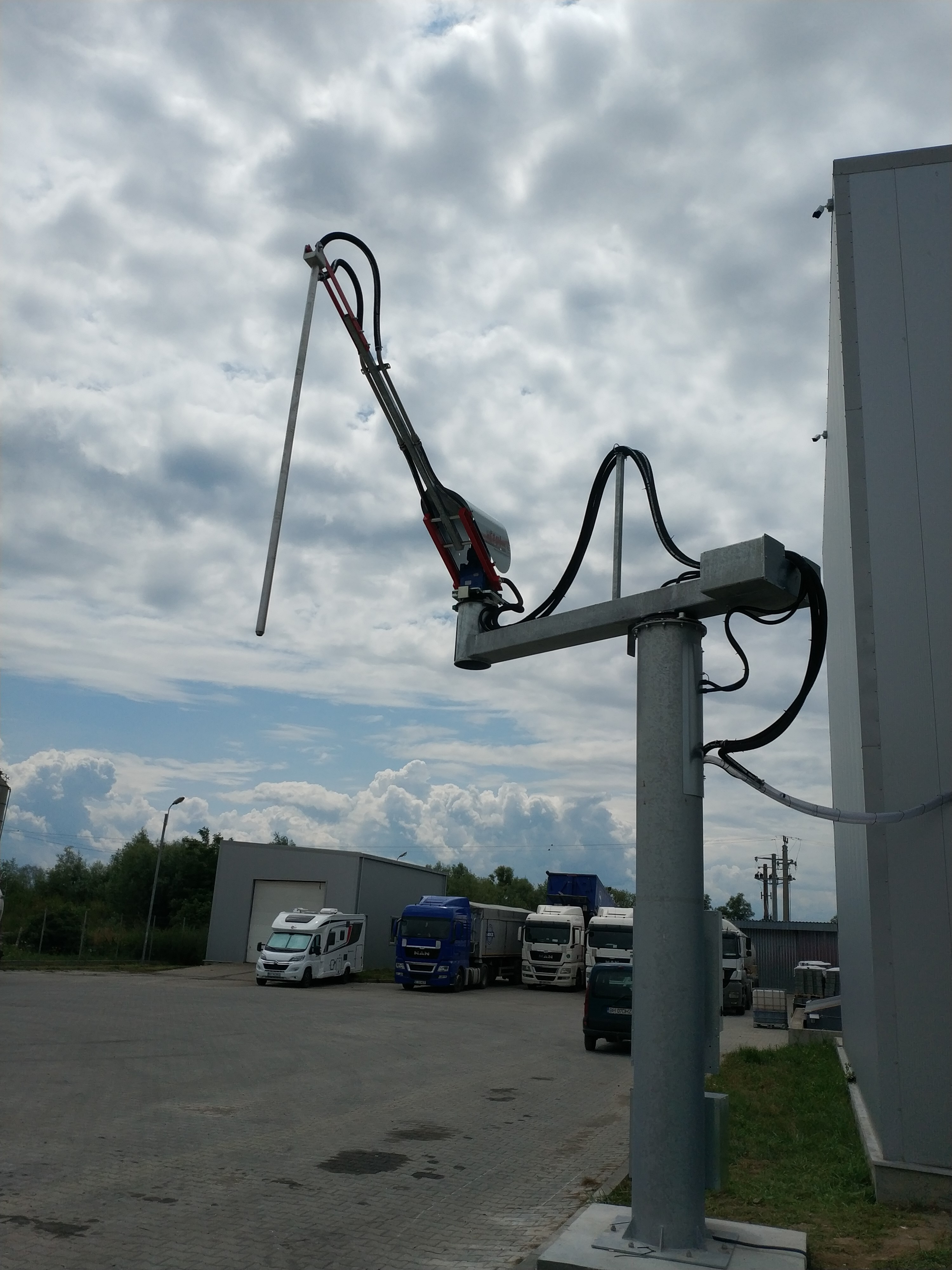 Sonda automata pentru prelevare probe cereale din remorci si camioane