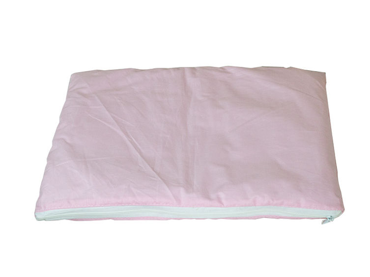 Patut copii lemn fara sertar KLUPS Piccolo Due Alb-Roz Cu Saltea