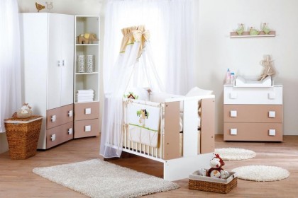 Mobilier Camera Copii Si Bebelusi KLUPS PAULA Latte