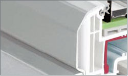 Profile tamplarie PVC colorate cu capac aluminiu