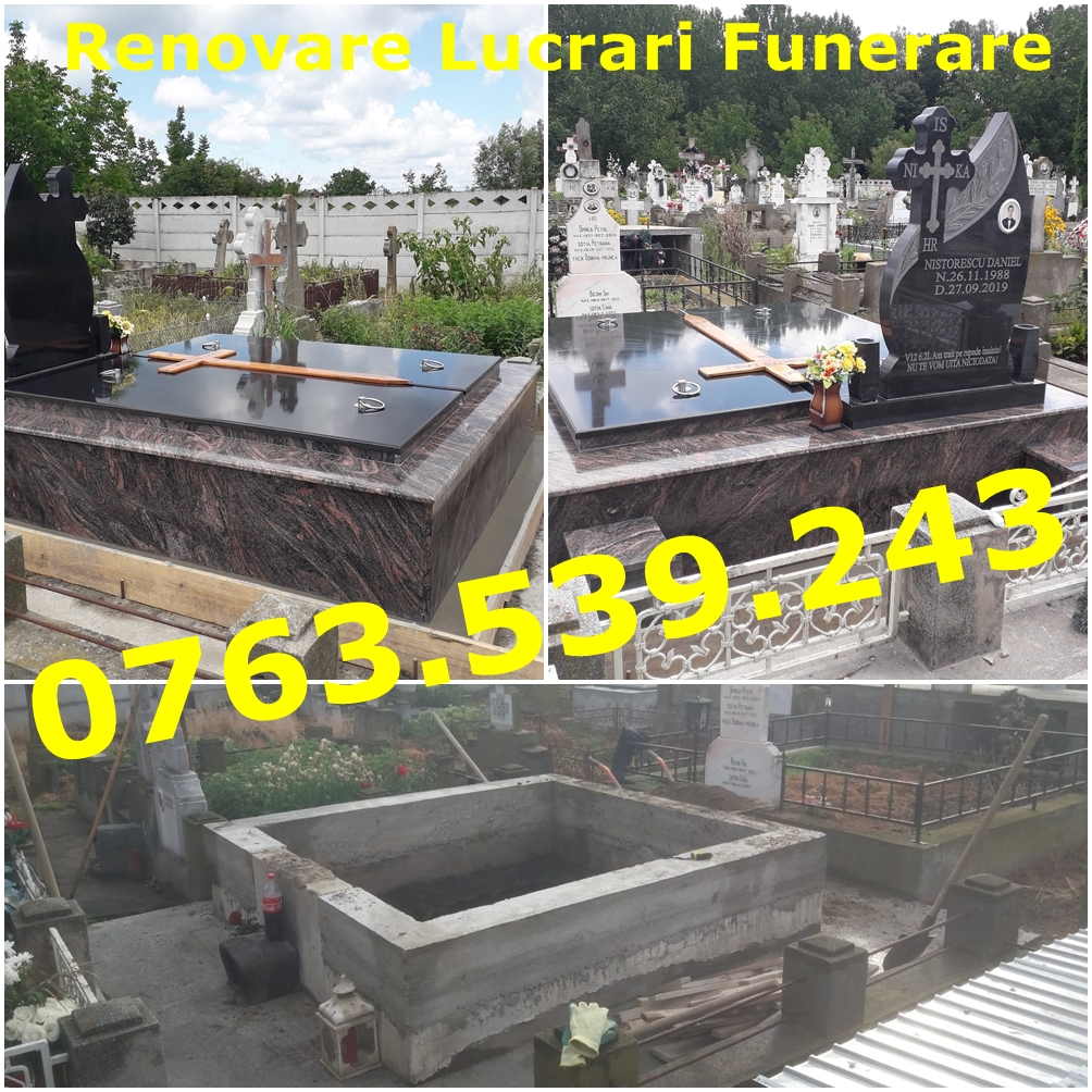 Placare Renovare Cavouri Cripte Lucrari Funerare Marmura Granit
