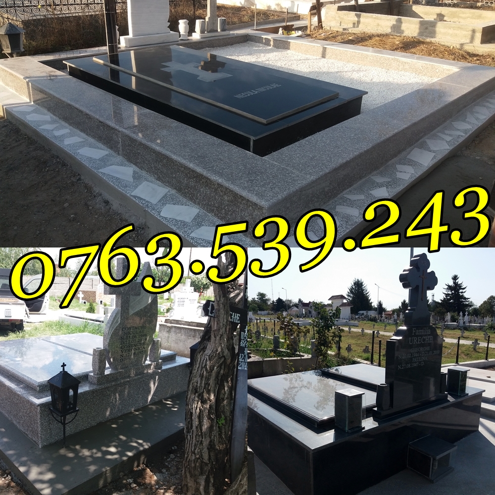Cavouri Cruci Lucrari Funerare Placari Marmura Granit Ieftine
