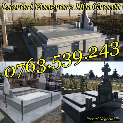 Lucrari Morminte Cavouri Borduri Cimitir Marmura Granit Ieftine
