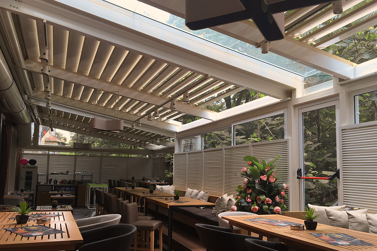 Pergola retractabilă persa