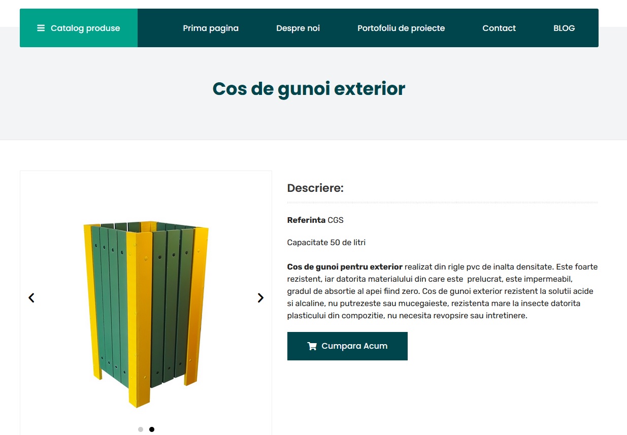 Vindem cosuri de gunoi pentru exterior de cea mai buna calitate