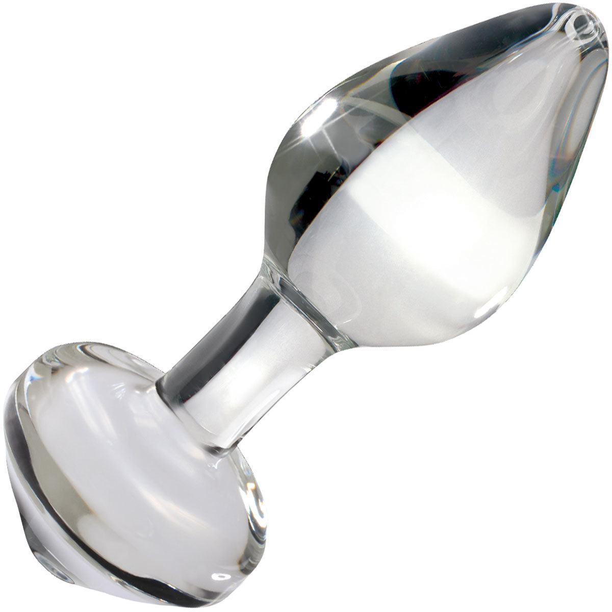 Butt Plug din Sticla | Transparent