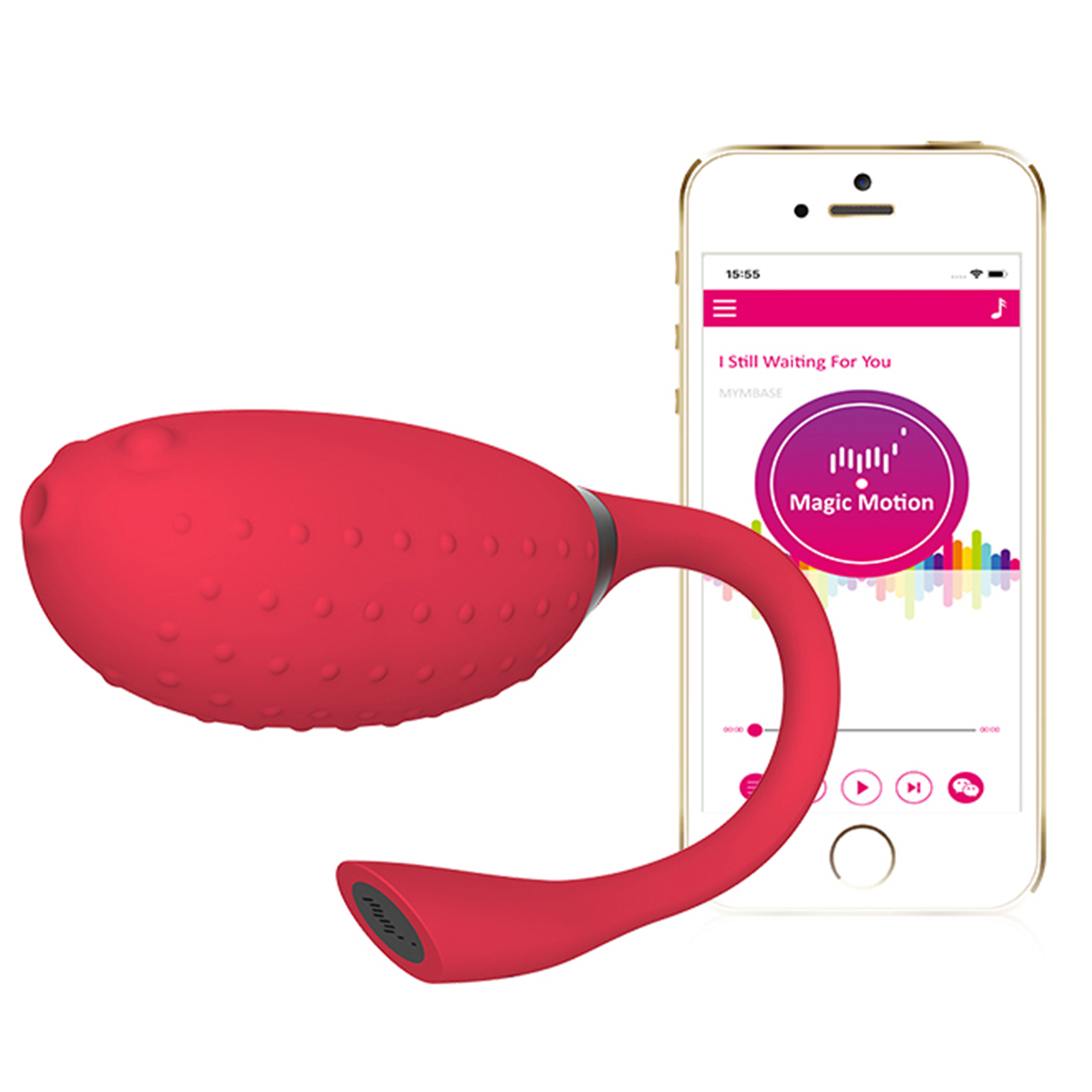 Ou Vibrator FUGU Red Four Couples - Magic Motion