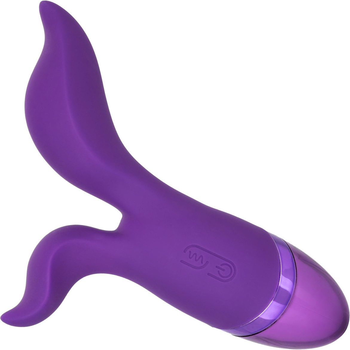Aura Duo - Stimulator Dual Waterproof cu Vibratii Intense by CalExotics