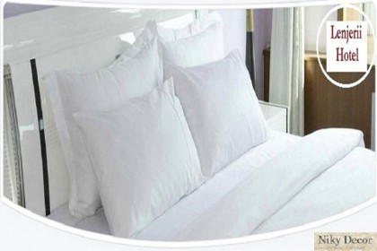 Lenjerii de pat din damasc pentru Hotel de la Niky Decor