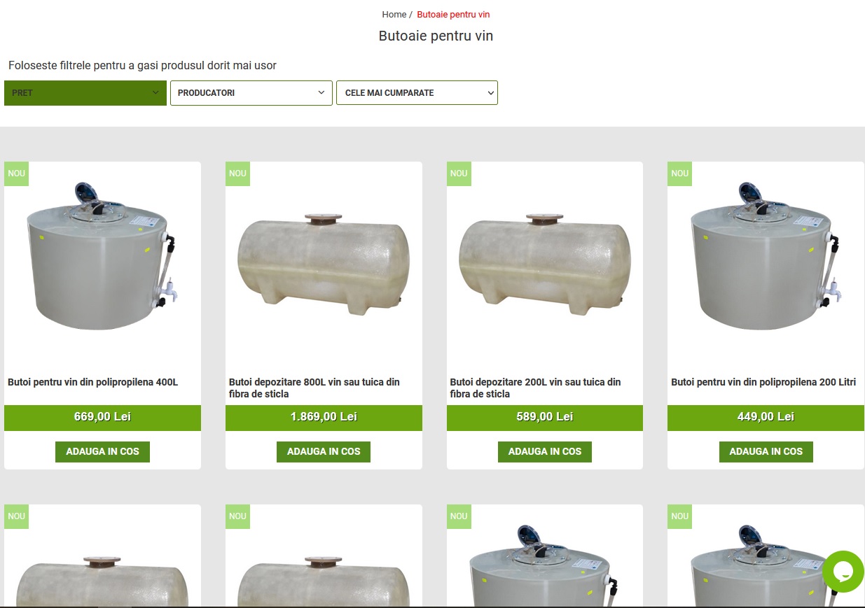 Magazinul online Gradenia va ofera butoaie de vin pentru casa si gradina