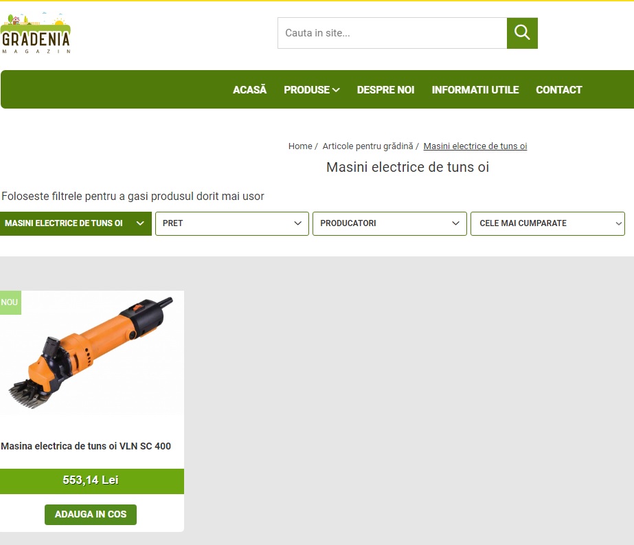 Promotii la masini electrice de tuns oi