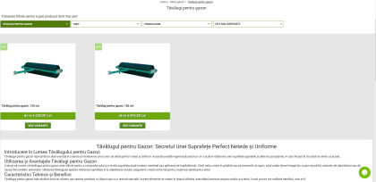 Cumpara online tavalugi pentru gazon