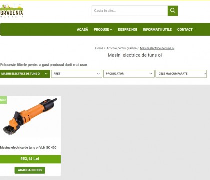 Promotii la masini electrice de tuns oi