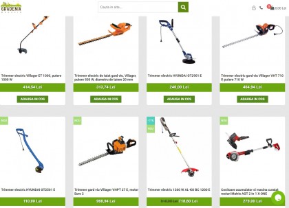 Oferte la trimmere la Gradenia