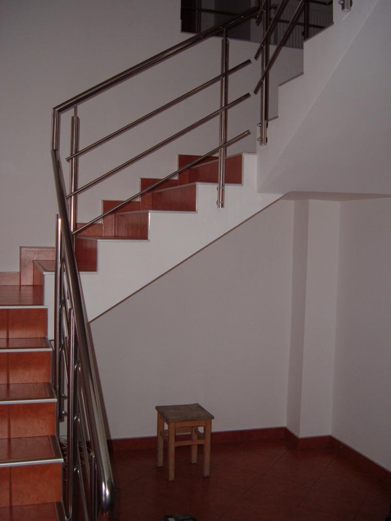 Balustrade din inox pentru interior