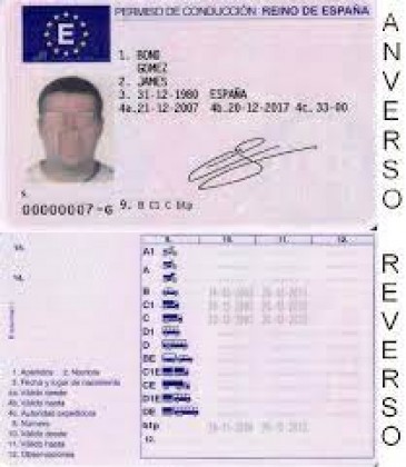 permis de conducere spaniol