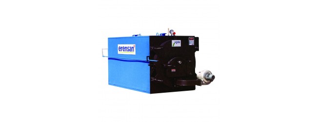 Cazan pe combustibil solid cu insuflare