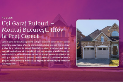 Uși de Garaj din Aluminiu: Siguranță și Eleganță pentru Locuința Dvs în București-Ilfov