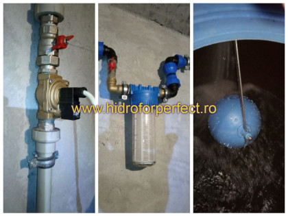 Montaj filtru pentru rezervor apa potabila