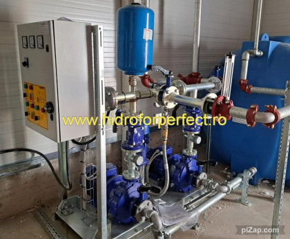 Punere in functiune grup pompare hidranti interiori