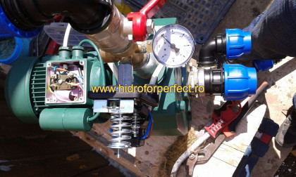 Montaj pompa cu ejector