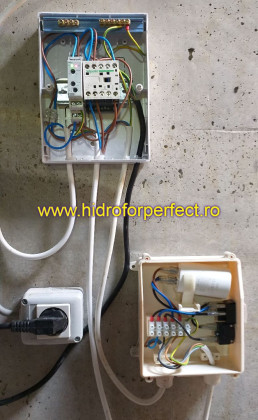 Montaj protectie antiinundatie pompa submersibila