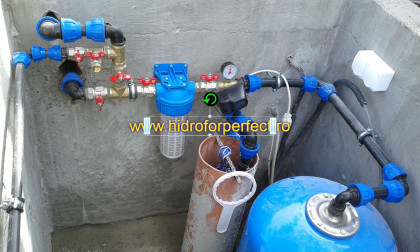 Montaj filtru apa hidrofor