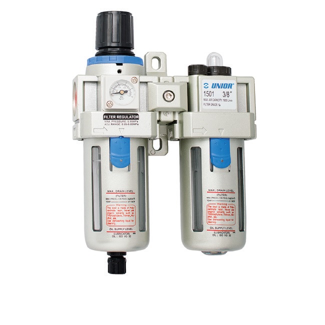 Filtru regulator si ungator pneumatic 3/8 inch - Unior ( 617736 )