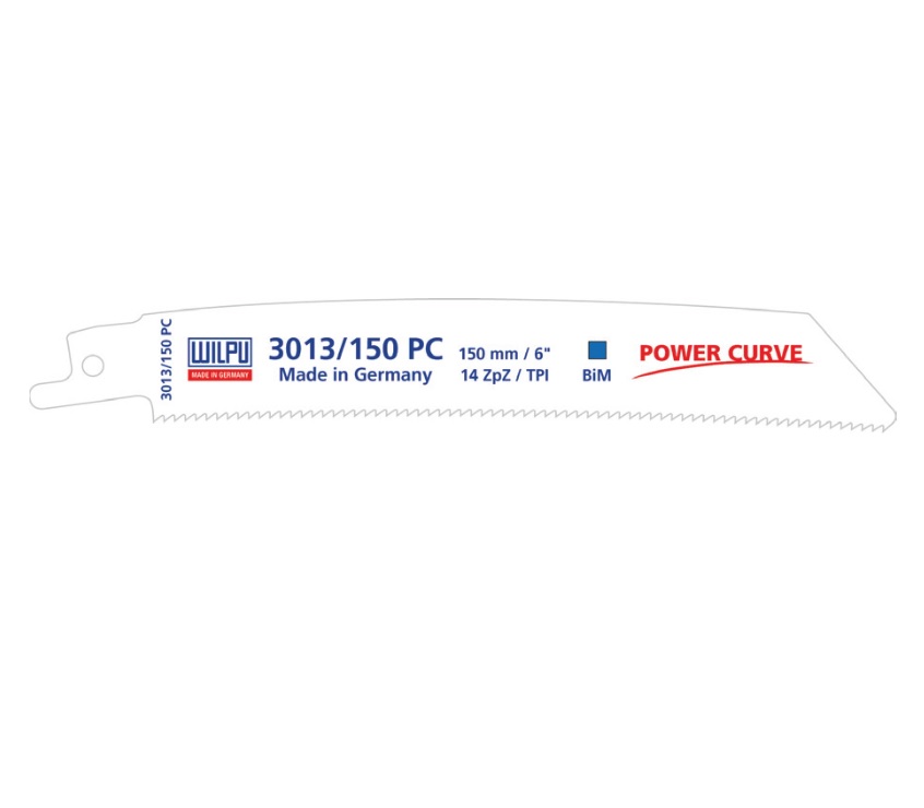 3013/150 PC Panza Bi-Metal pentru fierastrau, DIM 150 x 19 x 0.9 mm - Wilpu ( 14715 00005 )