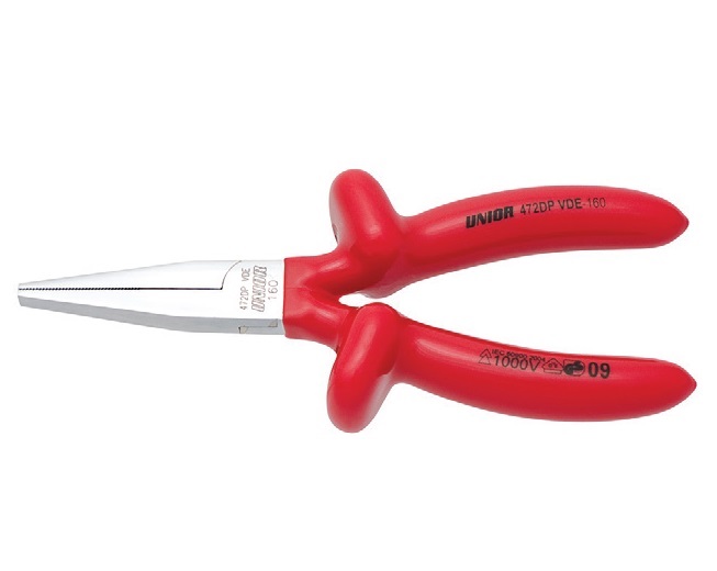 Cleste cu varfuri late izolat la 1000 V, L 160 mm - Unior ( 619183 )