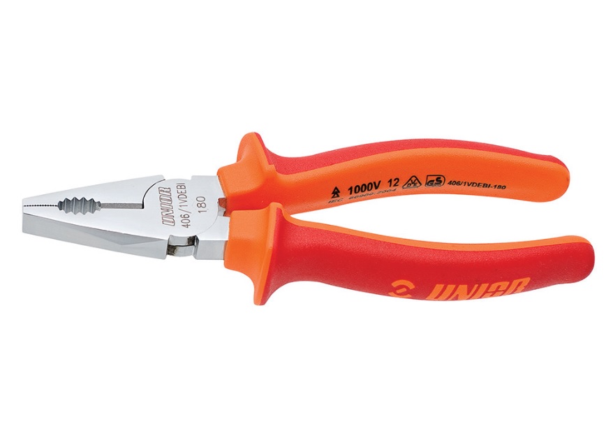 Cleste combinat izolat la 1000 V, L 160 mm - Unior ( 610421 )