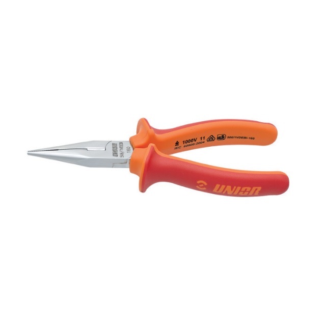 Cleste cu varfuri semirotunde si tais izolat la 1000 V, L 160 mm - Unior ( 610435 )