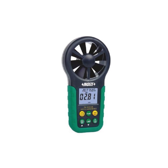 Anemometru, Interval 0.8-30 m/s - Insize ( 9331-40 )