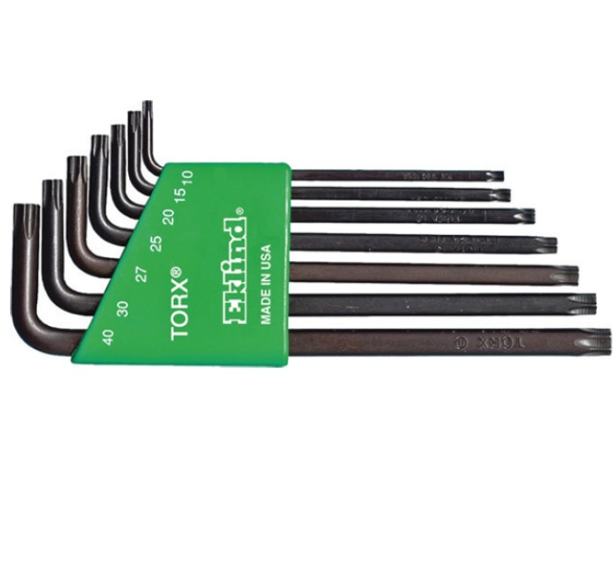 Set 7 chei lungi cu profil TX in suport de plastic - Eklind ( 10907 )