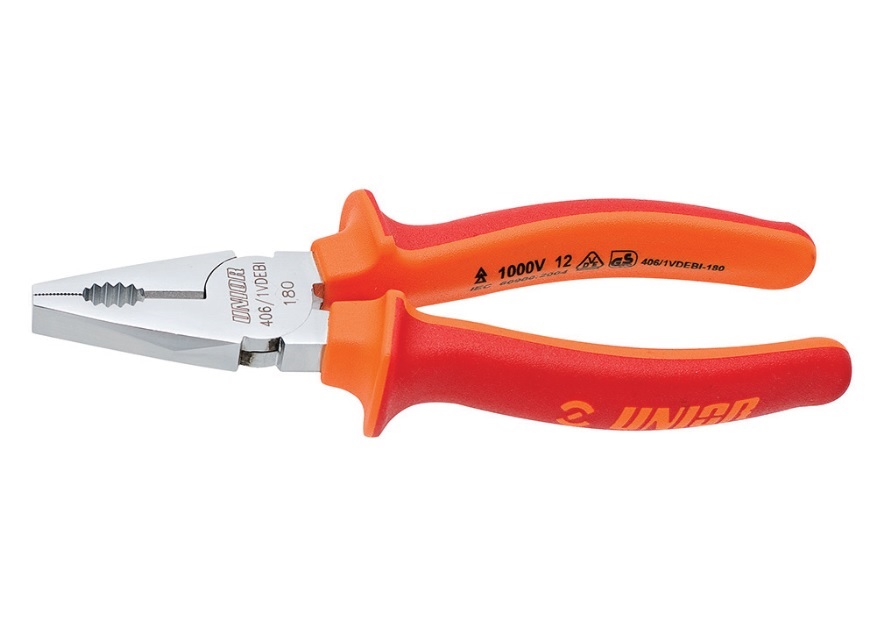 Cleste combinat izolat la 1000 V, L 200 mm - Unior ( 610423 )