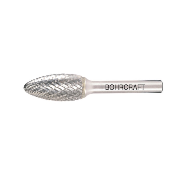 5035 Freza biax din carbura metalica - CMS flacara, Forma H, DIM 16 x 36 - Bohrcraft ( 51350301600 )