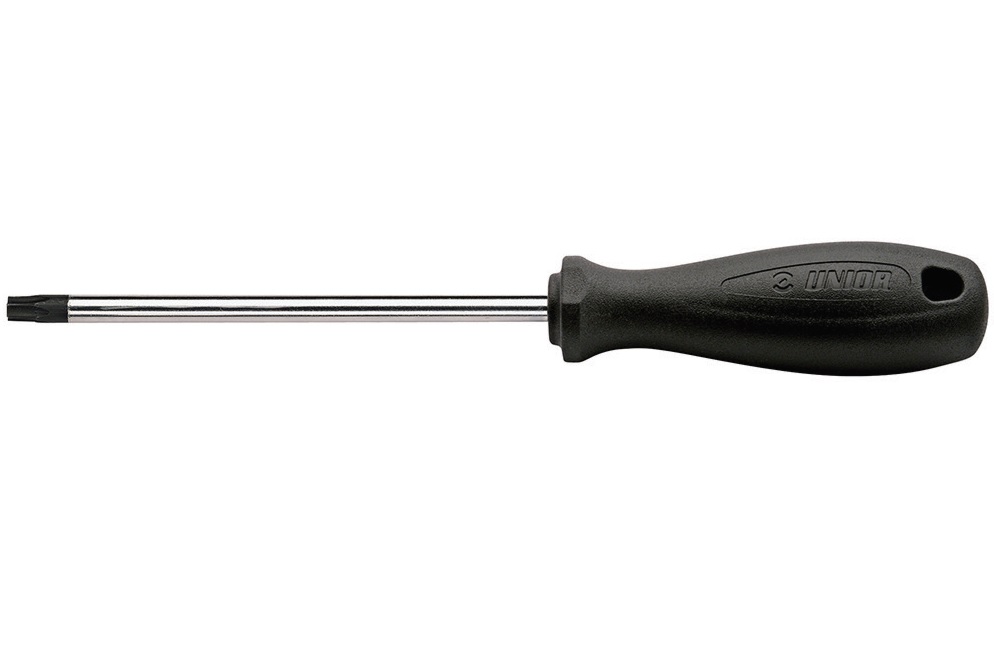 621CR Surubelnita profil TORX (TX) maner polipropilena, cromata, TORX 10 – Unior ( 616383 )